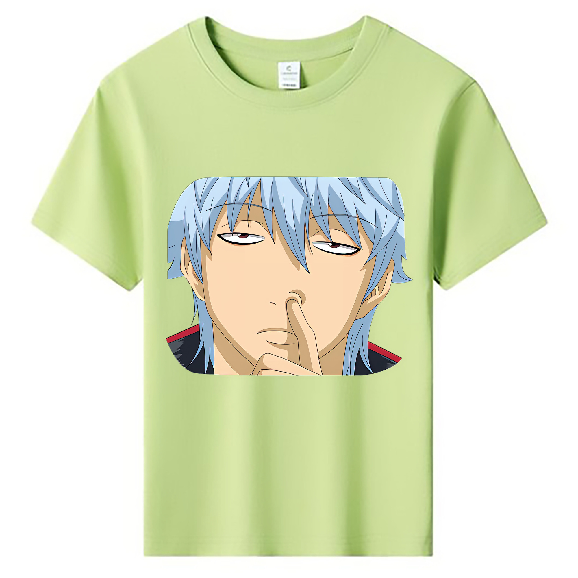 （画像用） ぎんたま 坂田銀時（さかたぎんとき） 神楽 志村新八（しむら しんぱち） GINTAMA Sakata Gintoki Kagura Shimura Shinpachi 綿100％キッズTシャツ（フロントプリント）